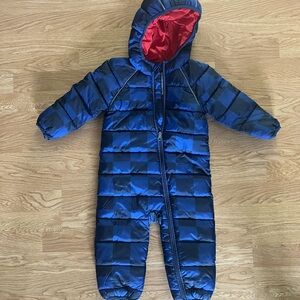 Insulated, Full Zip, Hanna Anderson Baby Snowsuit, Like New, Sz 18-24m